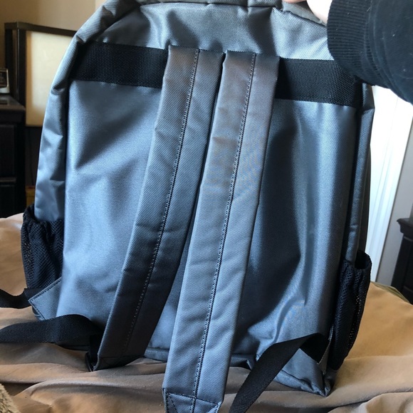 Grey Calvin Klein backpack w/ speakers - Picture 3 of 3